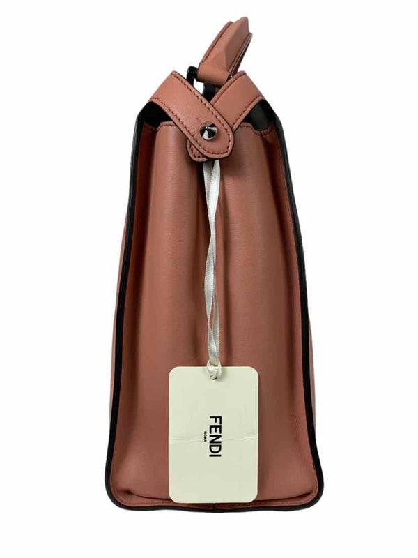 Fendi Peekaboo Calf Leather Handle Bag