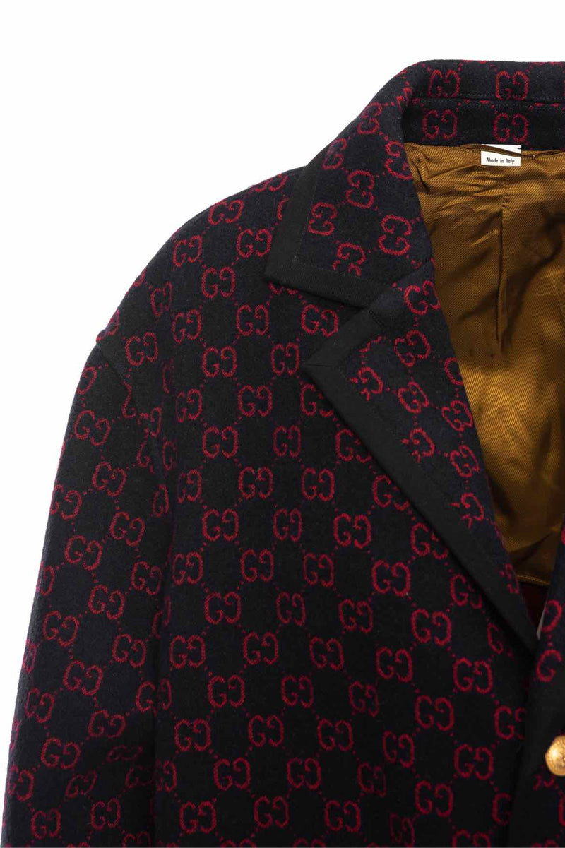 Gucci Size 50 Men's GG Monogram Blazer