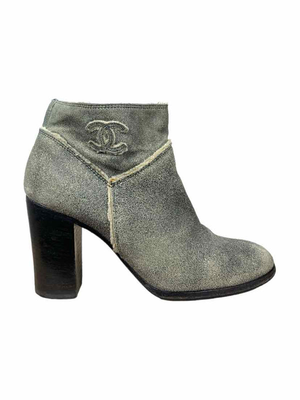 Chanel Size 36.5 Ankle Boots