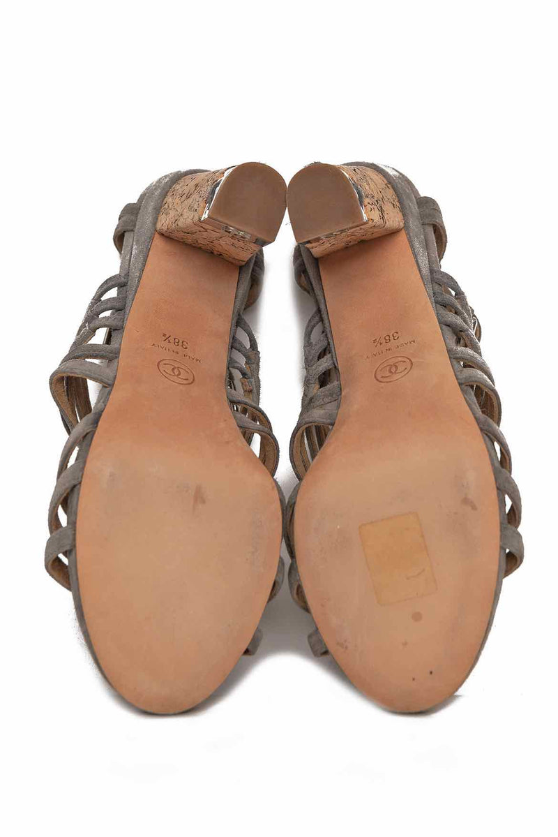 Chanel Size 38.5 Sandals