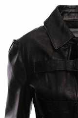 Yohji Yamamoto Size 1 Cropped Leather Jacket