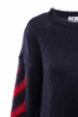 OFF-WHITE Size S Mohair Diagonals Men's Sweater