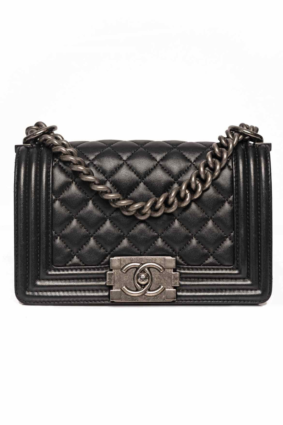 Chanel 2018 Quilted Lambskin Small Boy Bag