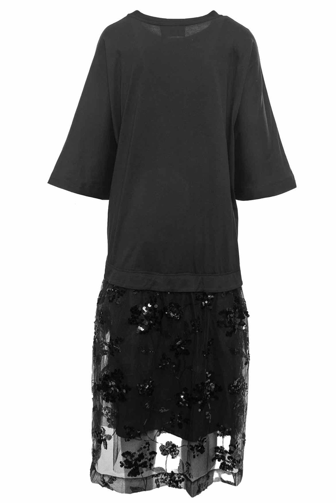 Simone Rocha Size XL Sequin Embellished T-Shirt Dress