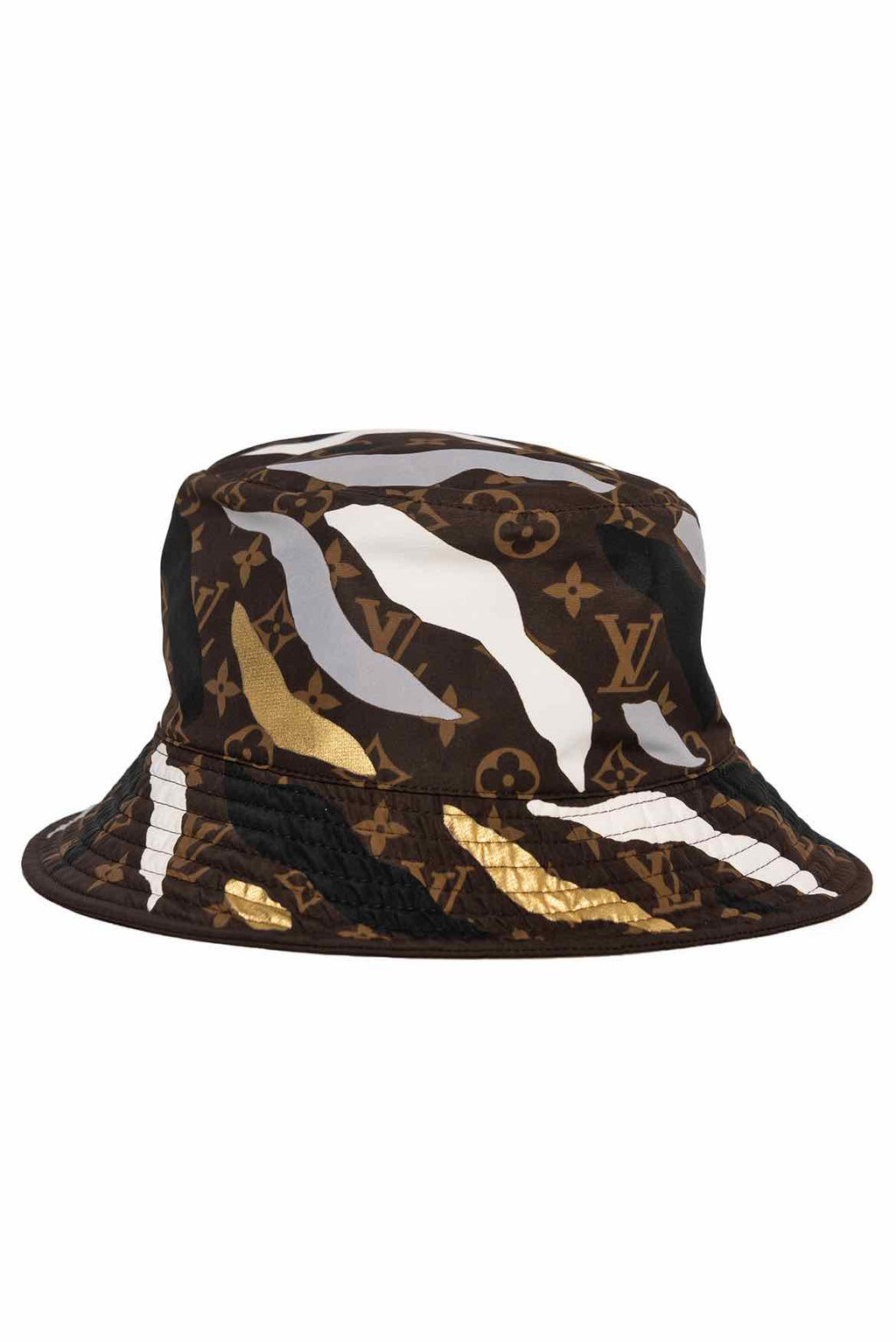 Shop GB Monogram Bucket Hat Gold Collection | Gresham Blake