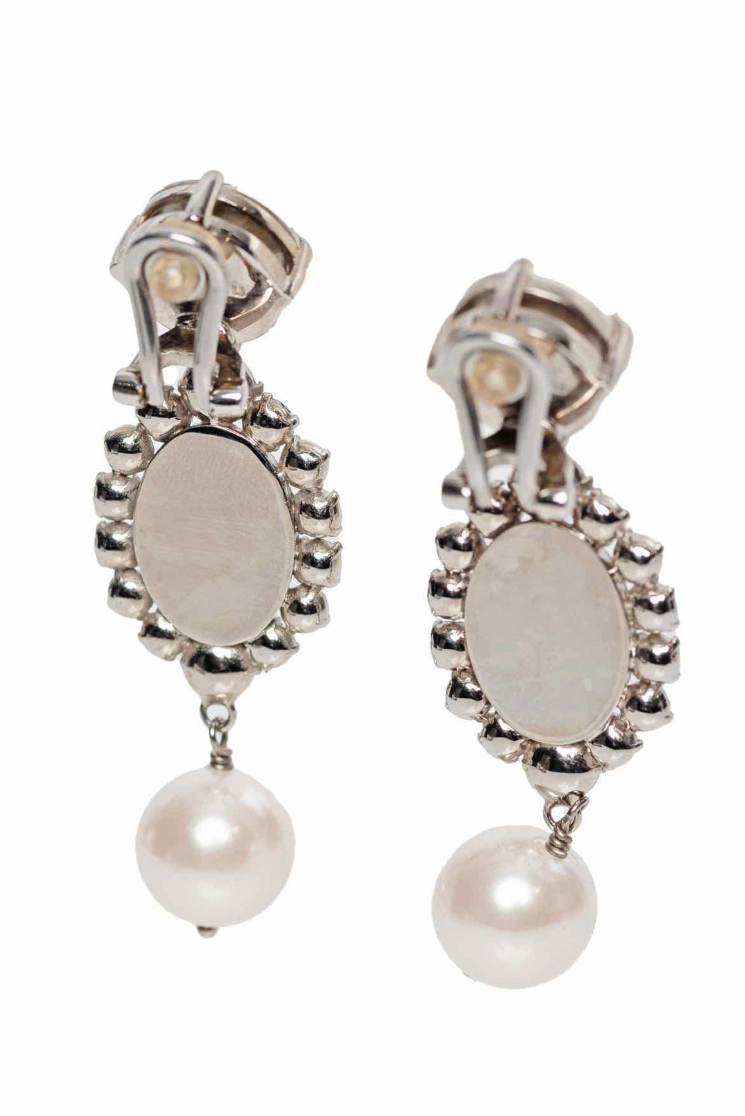 Miu Miu Cameo Clip On Earrings