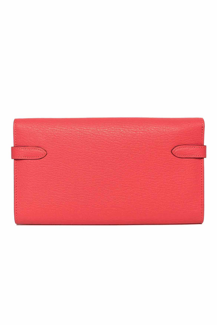 Hermes Size OS Kelly Classic Wallet