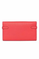 Hermes Size OS Kelly Classic Wallet