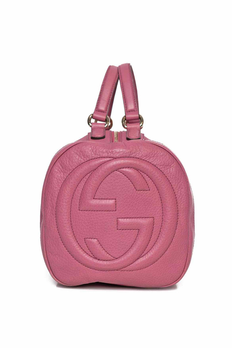 Gucci Logo Boston Duffle Bags