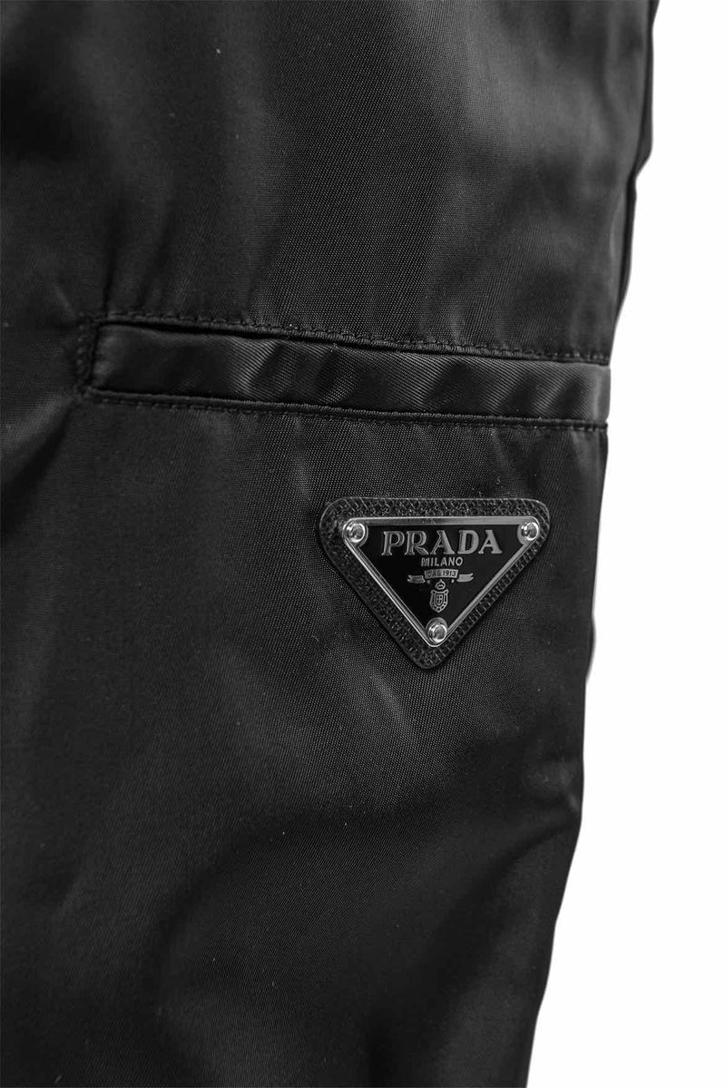 Prada Size 36 2018 Triangle Logo Nylon Pants