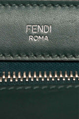 Fendi DotCom Convertible Satchel Ruffled Leather Purse