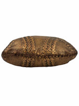 Bottega Veneta Bronze Metallic Cervo Leather Baseball Hobo