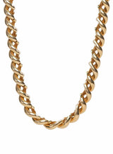 Hermes Vintage 18K Gold Torsade Chain Necklace