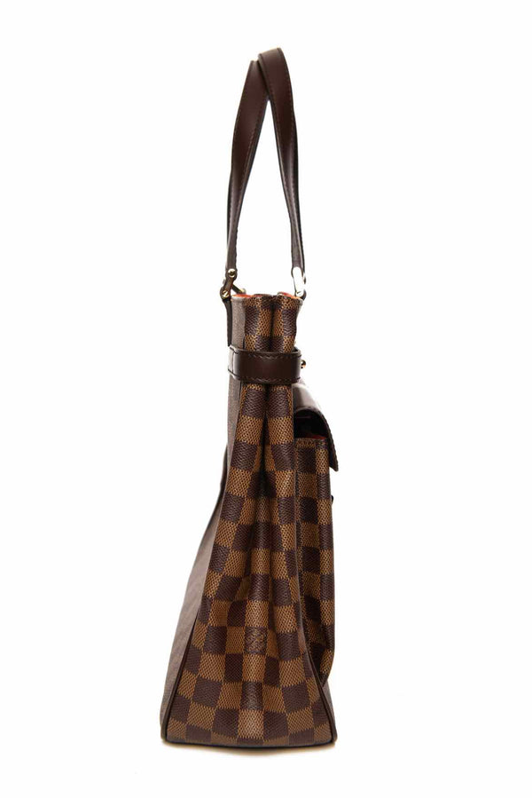Louis Vuitton Brown Coated Canvas Monogram Top Zip Makeup Bag Bag — Labels  Resale Boutique