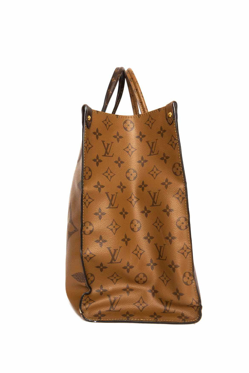 Louis Vuitton Monogram on The Go Tote Bag