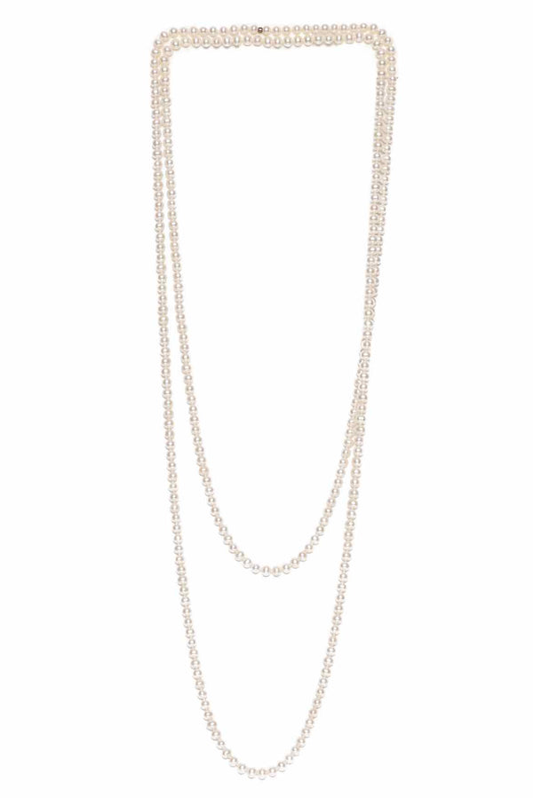 Tiffany Long Layered Pearl Necklace