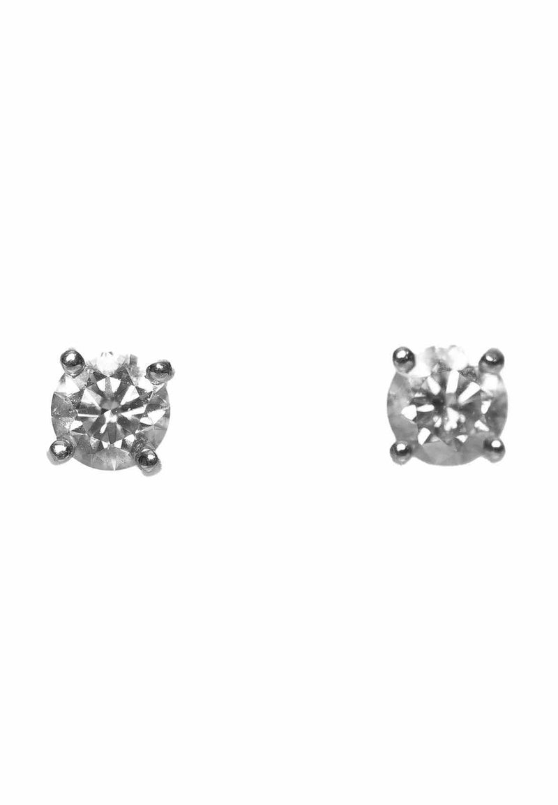 Tiffany & Co 950 Platinum .10 Carat Diamond Stud Earrings