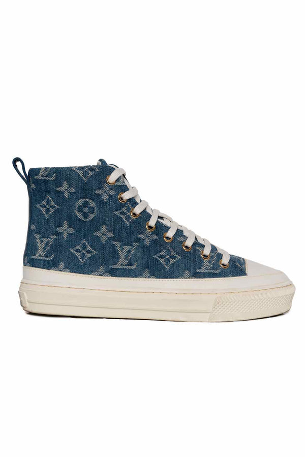 Louis Vuitton Size 35.5 Stellar High Line Sneaker