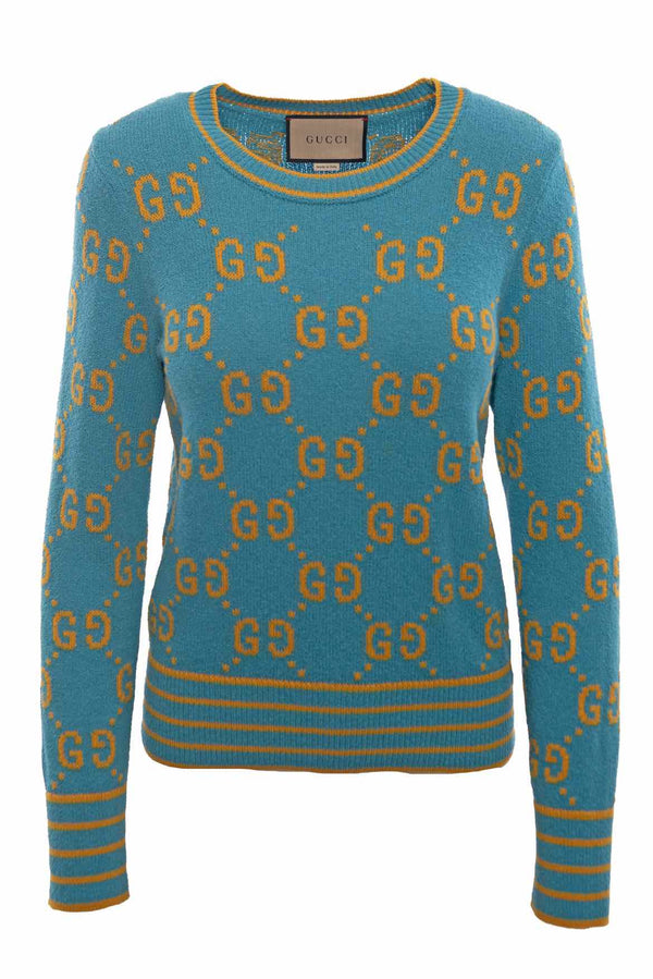 Gucci Size M Monogram Sweater