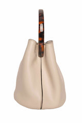 Marni Pannier Top Handle Leather Bucket Bag