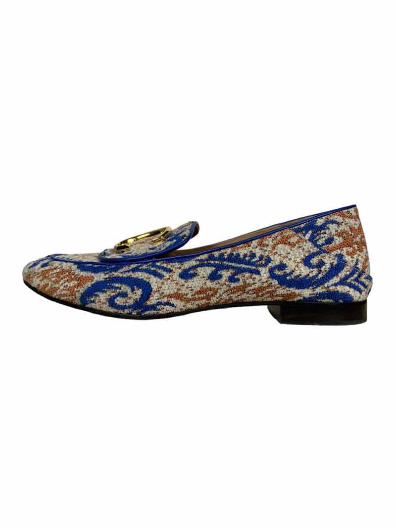 Chloe Size 39 Tapestry Jacquard Loafers