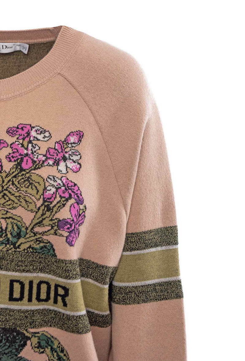 Dior Size 8 Fleurs Bibliques Sweater
