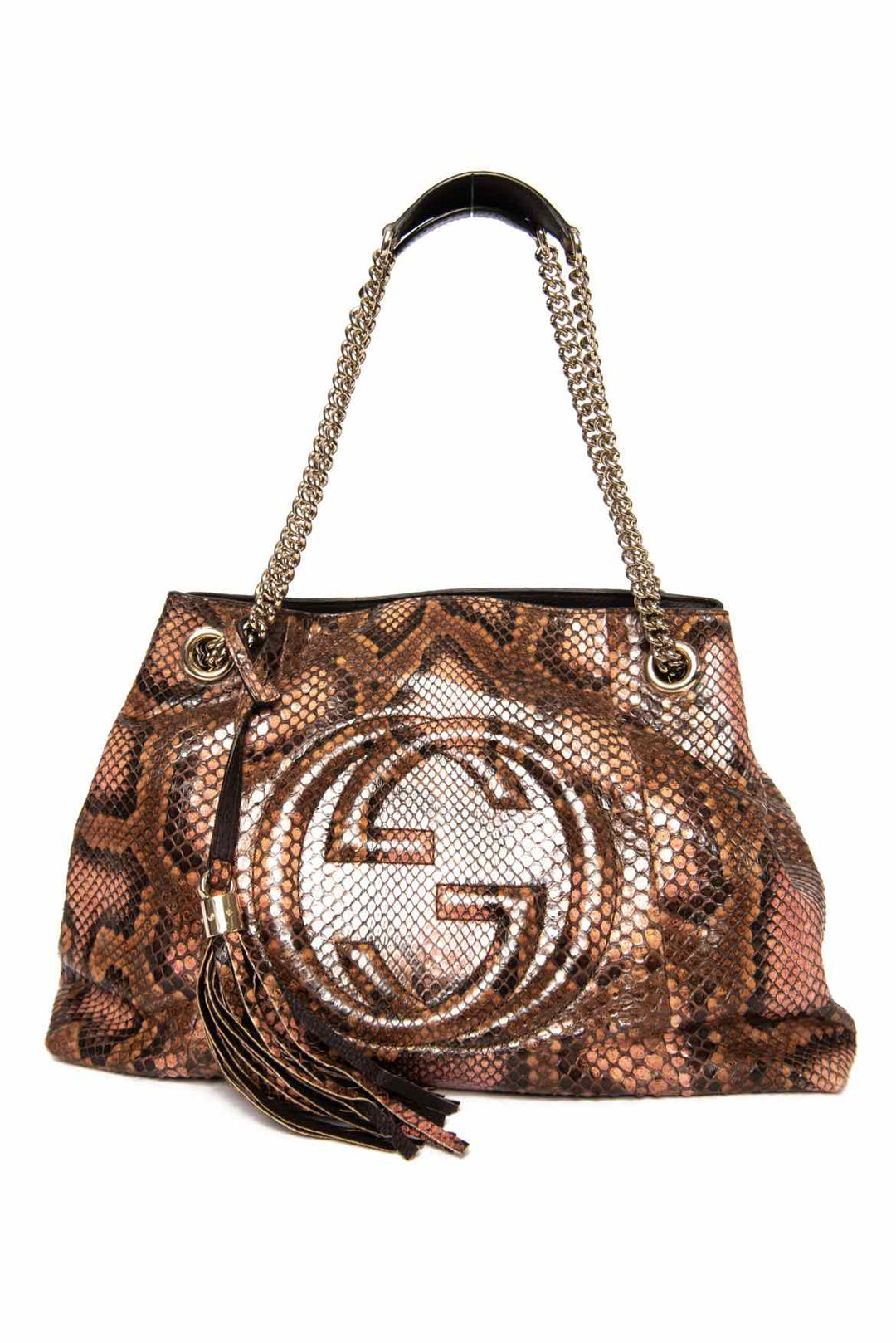 Gucci Soho Python Shoulder Bag