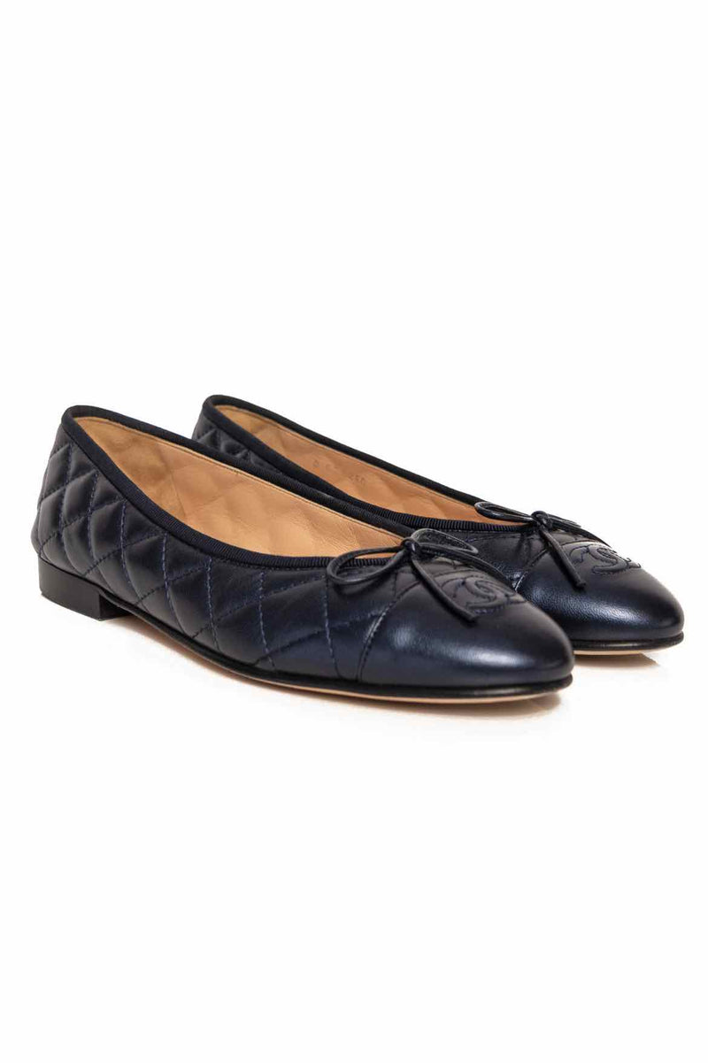 Chanel Size Classic CC Bow Flats
