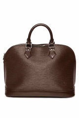 Louis Vuitton Moka Epi Leather Alma PM Purse