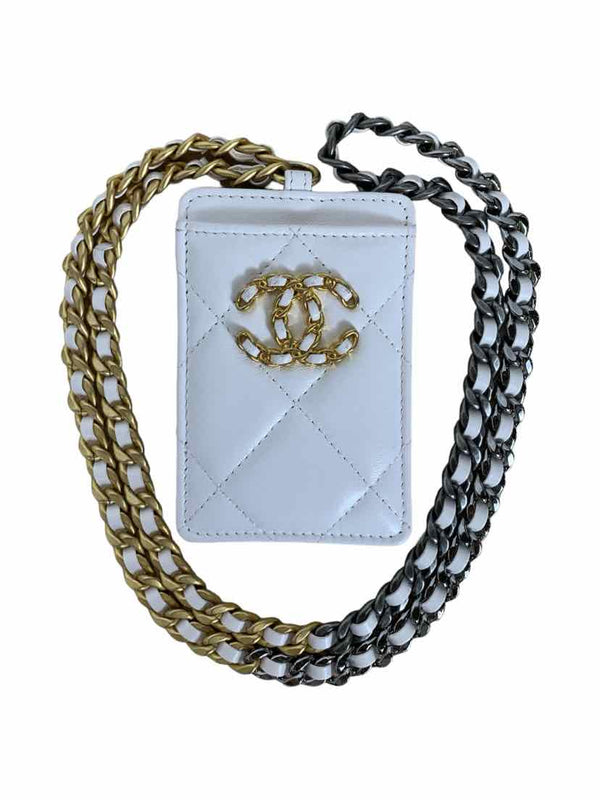 Chanel 19 Card Holder on Chain