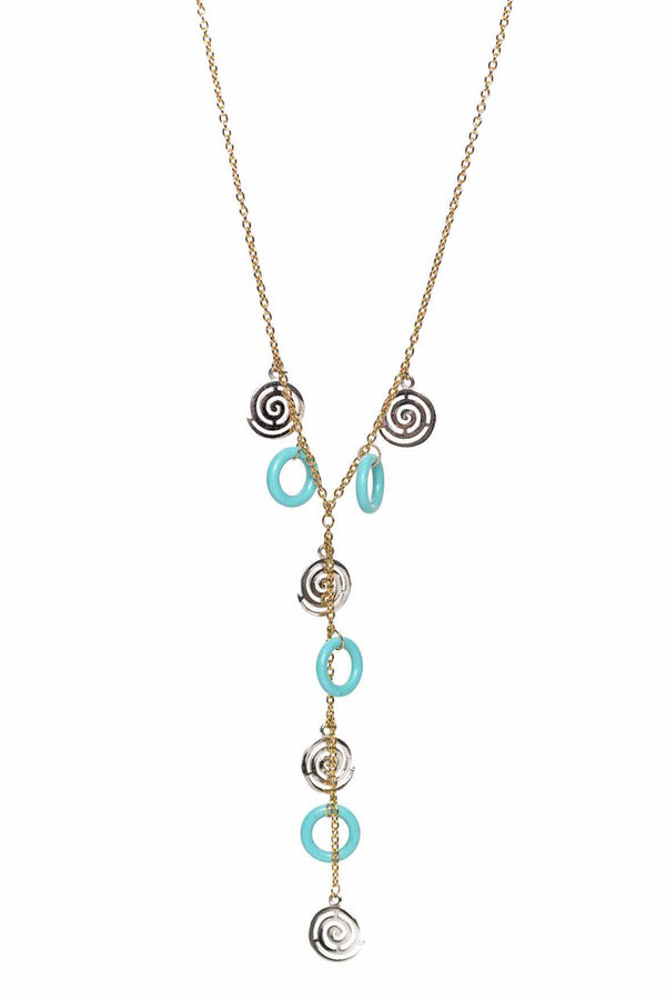 14K Gold & Turquoise Necklace