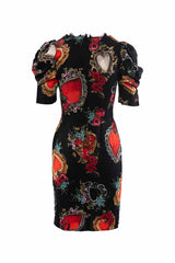 Dolce & Gabbana Size 40 Sacred Heart Midi Dress