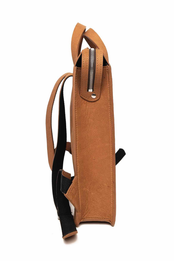 Le Feuillet x Qiviuk Muskox Leather BackPack