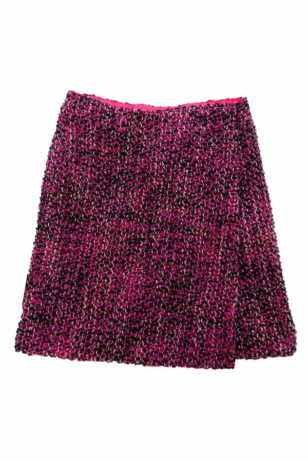 Prada Size 42 Tweed Skirt