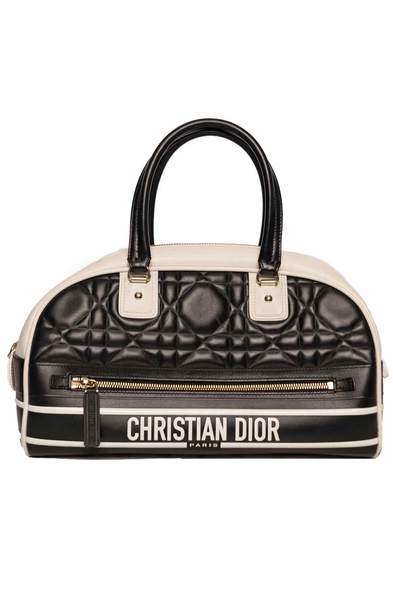 Christian Dior Medium Vibe Bowling  Purse