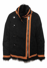Furry Furs Size M Reversible Jacket