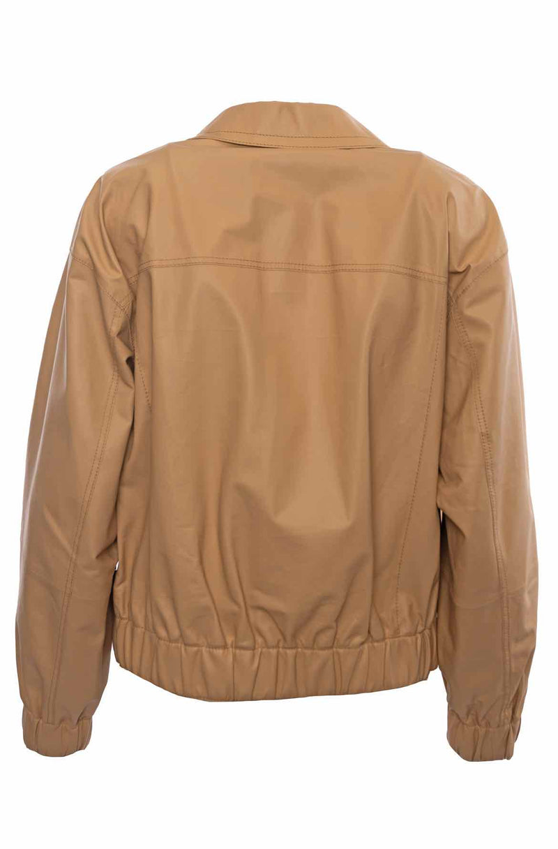 Lafayette 148 Size M Leonie Leather Jacket