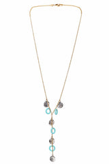 14K Gold & Turquoise Necklace